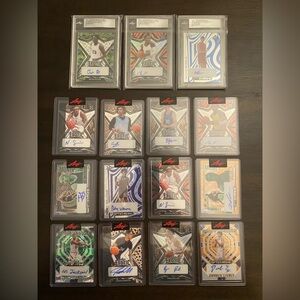 2022-23 Leaf Young Stars Basketball Autograph 1/1 Proofs with (15) Autographs